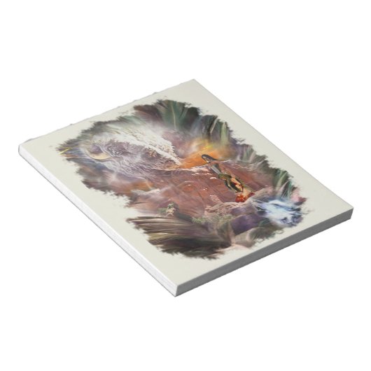 American Indian Wedding Night Vignette Notitieblok (Schuin)