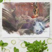 American Indian Wedding Night Vignette Theedoek (Gevouwen)