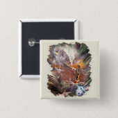 American Indian Wedding Night Vignette Vierkante Button 5,1 Cm (Voorkant /achterkant)