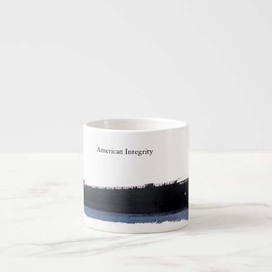 American Integrity cutout espresso mok (Voorkant)