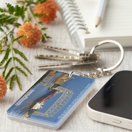 American Integrity Duluth rect. acryl key chain Sleutelhanger (Voorkant Rechts)