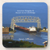 American Integrity in Duluth 6 plastic onderzetter (Voorkant)