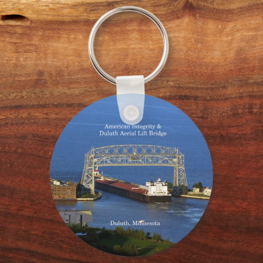 American Integrity in Duluth-sleutelketen Sleutelhanger (Voorkant)