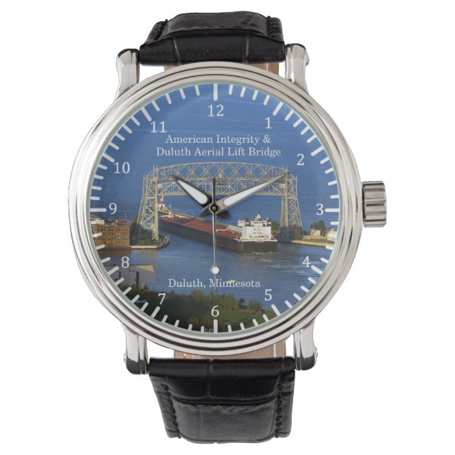 American Integrity in Duluth watch Horloge (Voorkant)