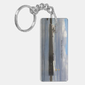 American Integrity rechthoekige sleutelketen Sleutelhanger (Voorkant Links)