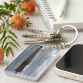 American Integrity rechthoekige sleutelketen Sleutelhanger (Voorkant Rechts)