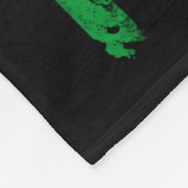 American Ireland Flag Shamrock Irish Patricks Day Fleece Deken (Hoek)