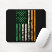 American Ireland Flag Shamrock Irish Patricks Day Muismat (Met muis)