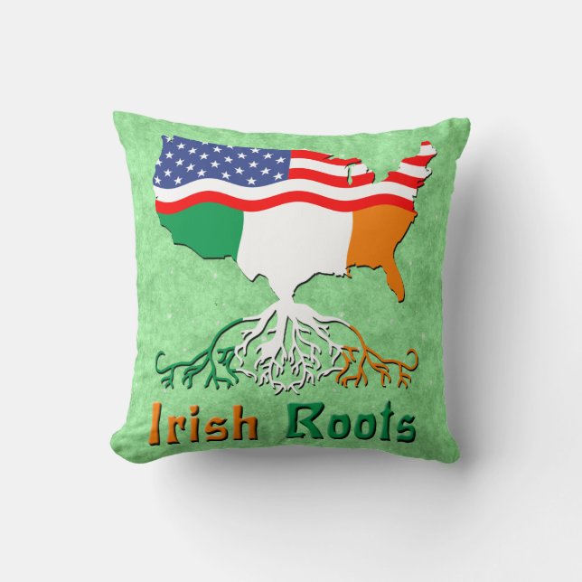 American Irish Roots Cushion Kussen (Voorkant)