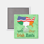 American Irish Roots Magnet (Voorkant / Achterkant)