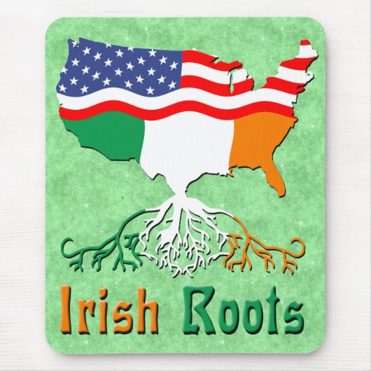 American Irish Roots Mousemat Muismat (Voorkant)