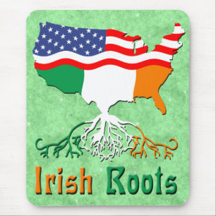 American Irish Roots Mousemat Muismat