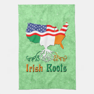 American Irish Roots Tea Towels Theedoek