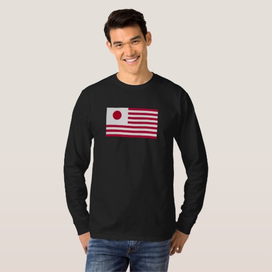 American Japanese Flag T-shirt (Voorkant volledig)