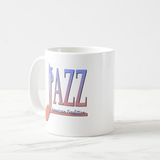 American Jazz Music Koffiemok (Voorkant links)