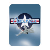 American Jet Fighter Magneet (Verticaal)