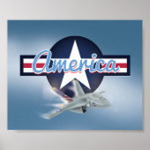 American Jet Fighter Poster (Voorkant)