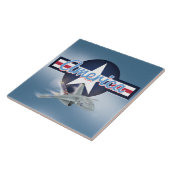 American Jet Fighter Tegeltje (Zijkant)