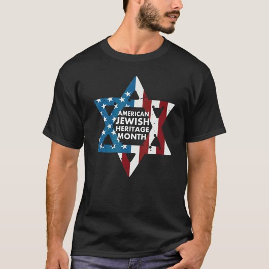 American Jewish Heritage Maand T-shirt (Voorkant)