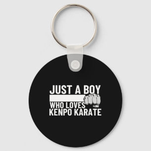 American Kenpo is een jongen die houdt van Kenpo K Sleutelhanger