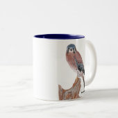 American Kestrel, Amerikaanse Kestrel Tweekleurige Koffiemok (Voorkant rechts)