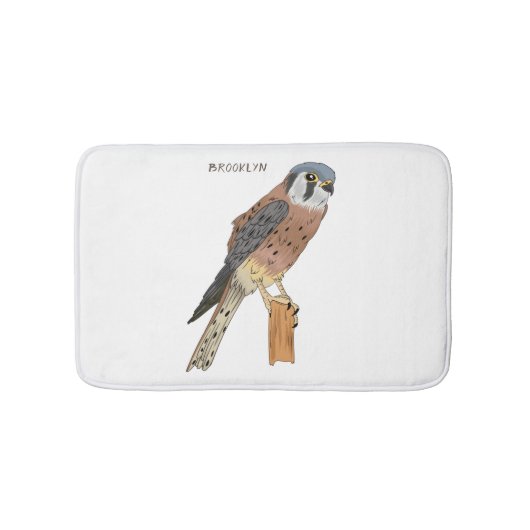 American Kestrel bird illustration  Badmat (Voorkant)