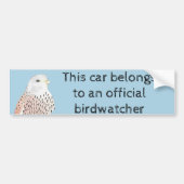 American Kestrel Birdwatcher Bumpersticker (Voorkant)