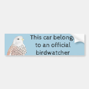American Kestrel Birdwatcher Bumpersticker