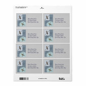 American Kestrel (Falco sparverius) Objecten Etiket (Full Sheet)