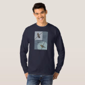 American Kestrel (Falco sparverius) Objecten T-shirt (Voorkant volledig)