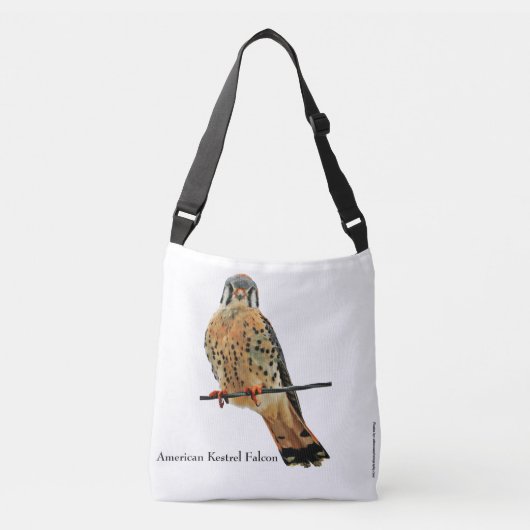 American Kestrel Falcon Crossbody Tas (Voorkant)