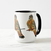 American Kestrel Falcon Mok (Voorkant rechts)