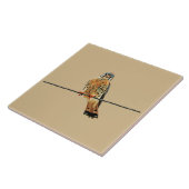 American Kestrel Falcon Tegeltje (Zijkant)
