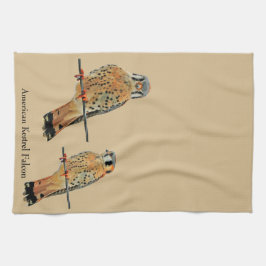 American Kestrel Falcon Theedoek