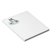 American Kestrel in vlucht Notitieblok (Schuin)