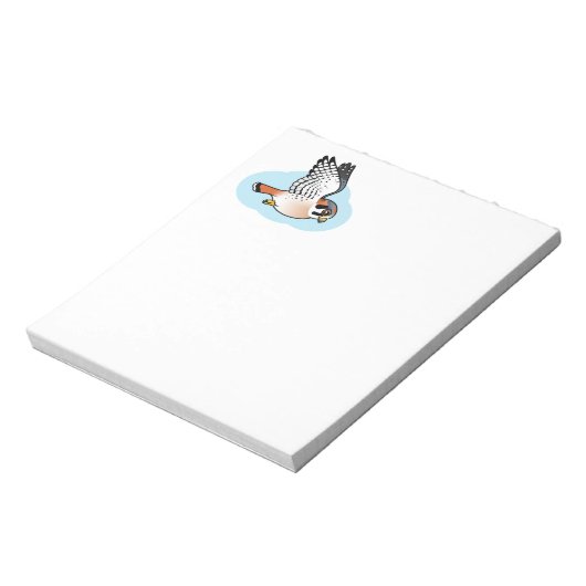 American Kestrel in vlucht Notitieblok (Linkerzijde)