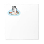 American Kestrel in vlucht Notitieblok (Voorkant)