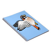 American Kestrel in vlucht Notitieboek (Rechterzijde)