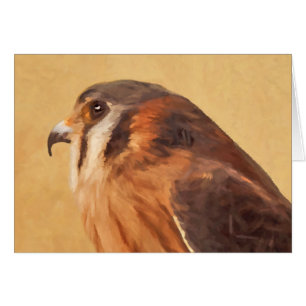 American Kestrel Painting - Original Bird Art