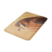 American Kestrel Painting - Original Bird Art Badmat (Gekanteld)