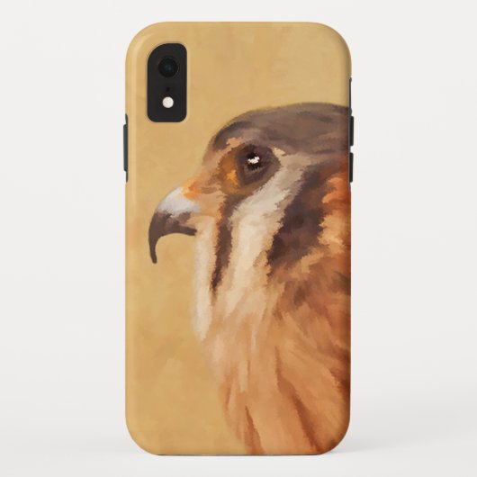 American Kestrel Painting - Original Bird Art Case-Mate iPhone Case (Achterkant)