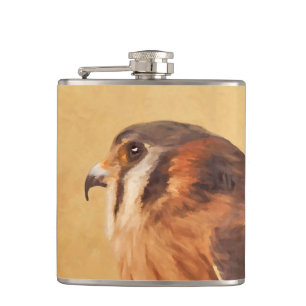 American Kestrel Painting - Original Bird Art Heupfles