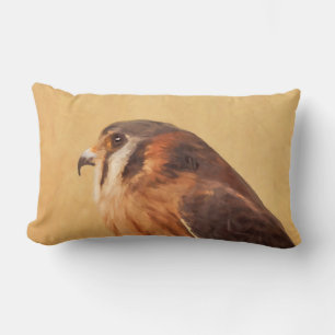 American Kestrel Painting - Original Bird Art Kussen