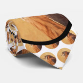 American Kestrel Painting - Original Bird Art Stropdas (Opgerold)