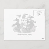 American Kestrel Santa Feestdagenkaart (Achterkant)