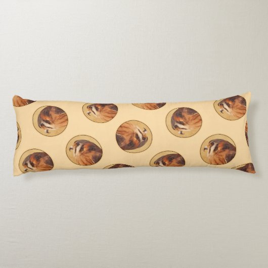 American Kestrel Schilderen Originele Wild Bird Ar Lichaamskussen (Achterkant)