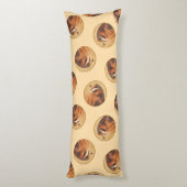 American Kestrel Schilderen Originele Wild Bird Ar Lichaamskussen (Achterkant (Verticaal))