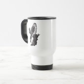 American Kestrel Sketch Reisbeker (Voorkant links)