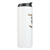 American Kestrel Thermal Tumbler Thermosbeker (Gedraaid links)