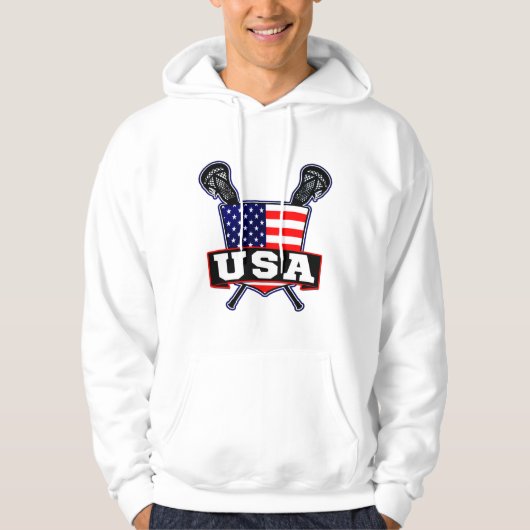 American Lacrosse Logo Hoodie (Voorkant)